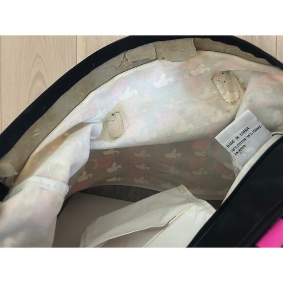 Vintage Mickey & Co Larg Tote Bag Mickey Mouse Heads Disney Honey Fashions - Picture 13 of 13